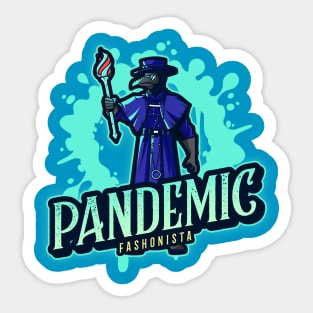 Covid 2021 Pandemic Plague Fashion Fashonista Sticker